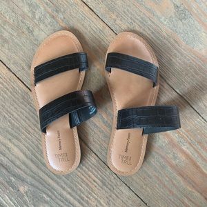 Black Strappy Sandals